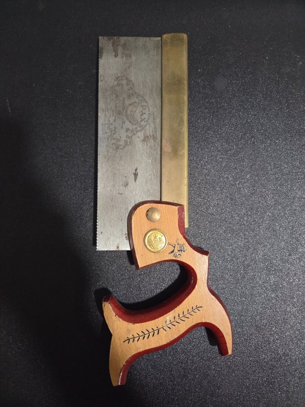 Sanderson Kayser PAX Limited Sheffield Tenon Saw 8" Brass Back